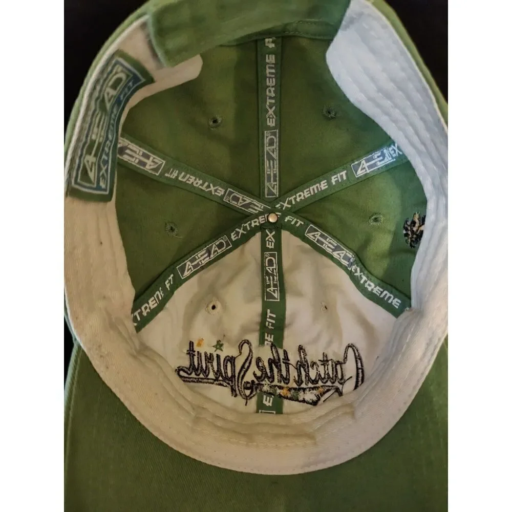 USGA Golf Hat Woodstock Catch The Spirit Adjustable Cap Green/white Extreme Fit